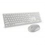 Dell | Keyboard and Mouse | KM5221W Pro | Keyboard and Mouse Set | Wireless | Mouse included | US | m | White | 2.4 GHz | g - 2